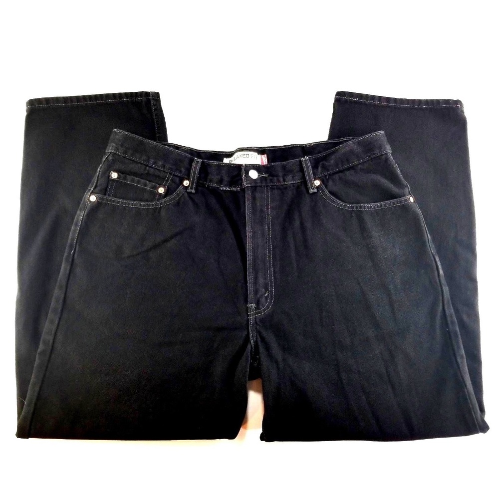 Levis 550 Black Jeans Size 40x30 Measure 39x29